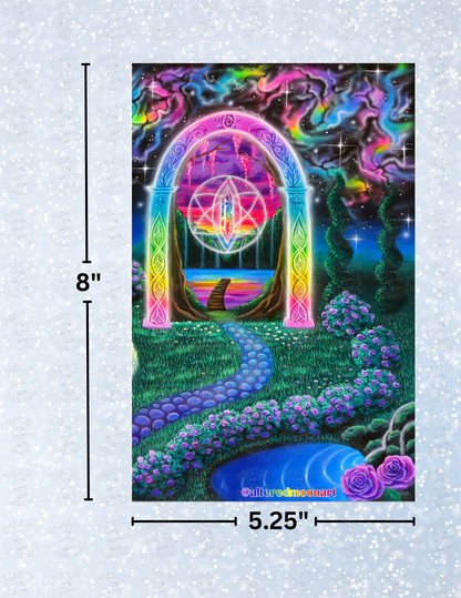 "Cosmic Garden" by Becca Tindol Decorative Diamond Painting Release Papers