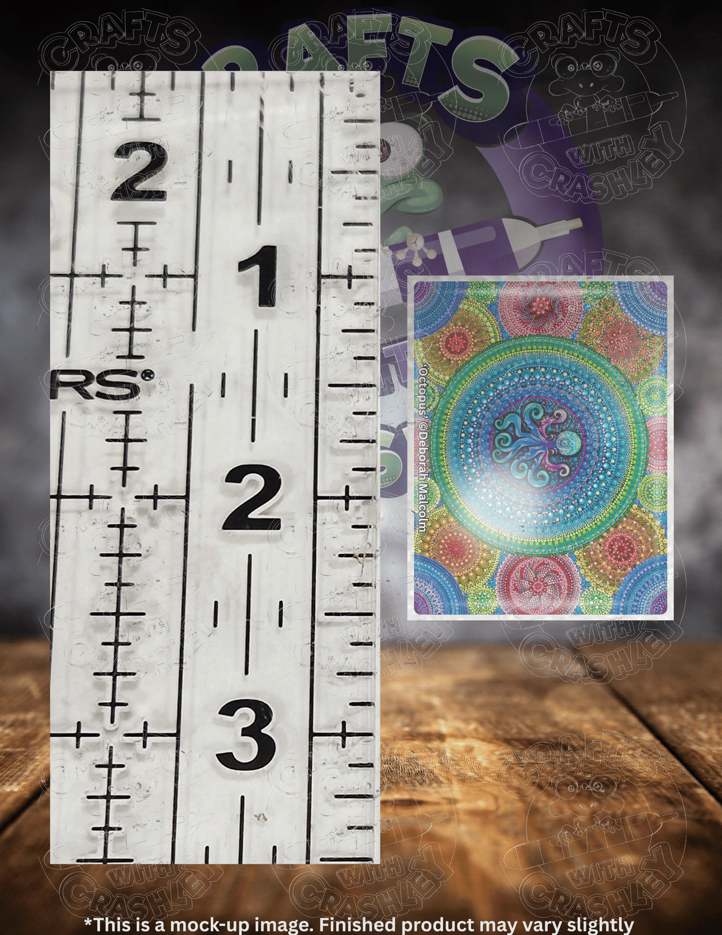 "Octopus" by ©Deborah Malcolm Premium Accessories for Diamond Painting