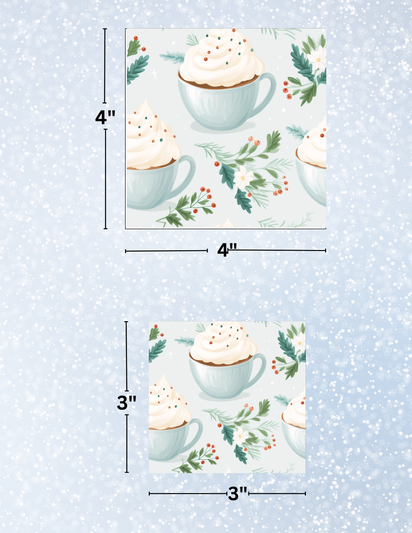 "Holiday Cocoa" Decorative Diamond Painting Release Papers