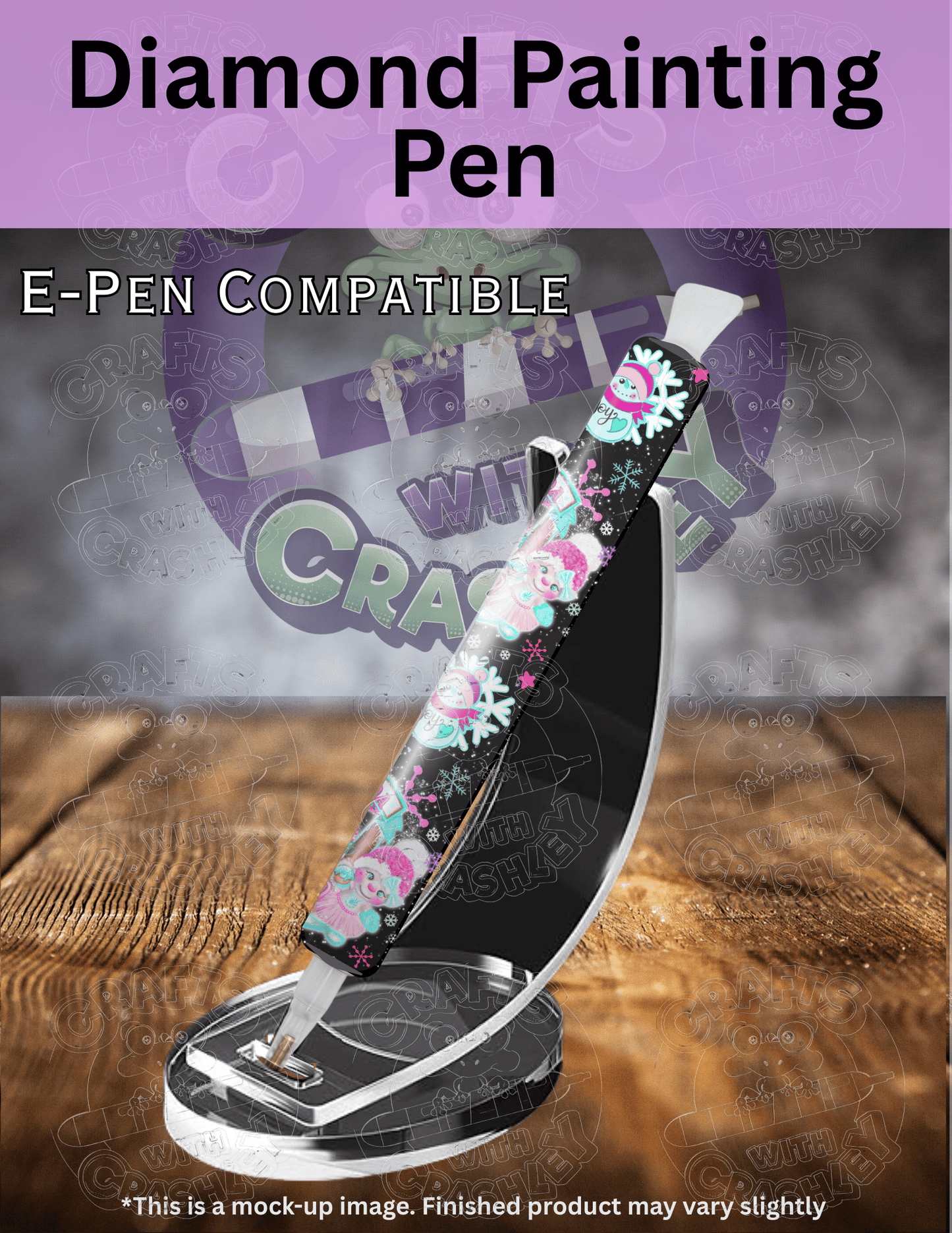 "Colorful Snowman Pattern" by ©Sheena Pike Premium Accessories for Diamond Painting