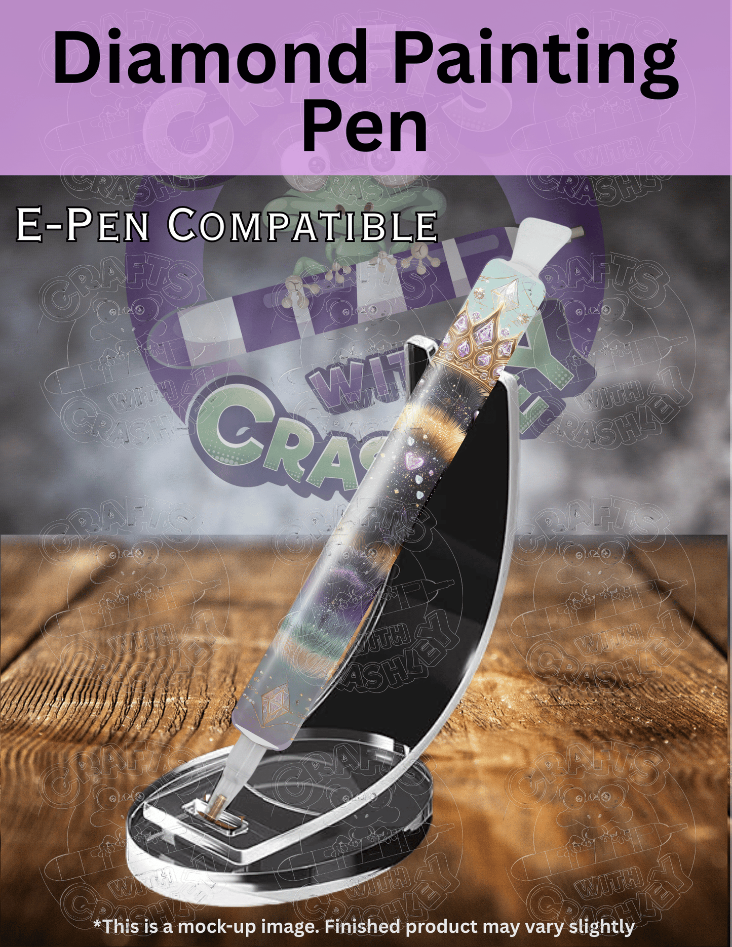 "Her Majesty Bee" by ©Cocomarshmallow Premium Accessories for Diamond Painting