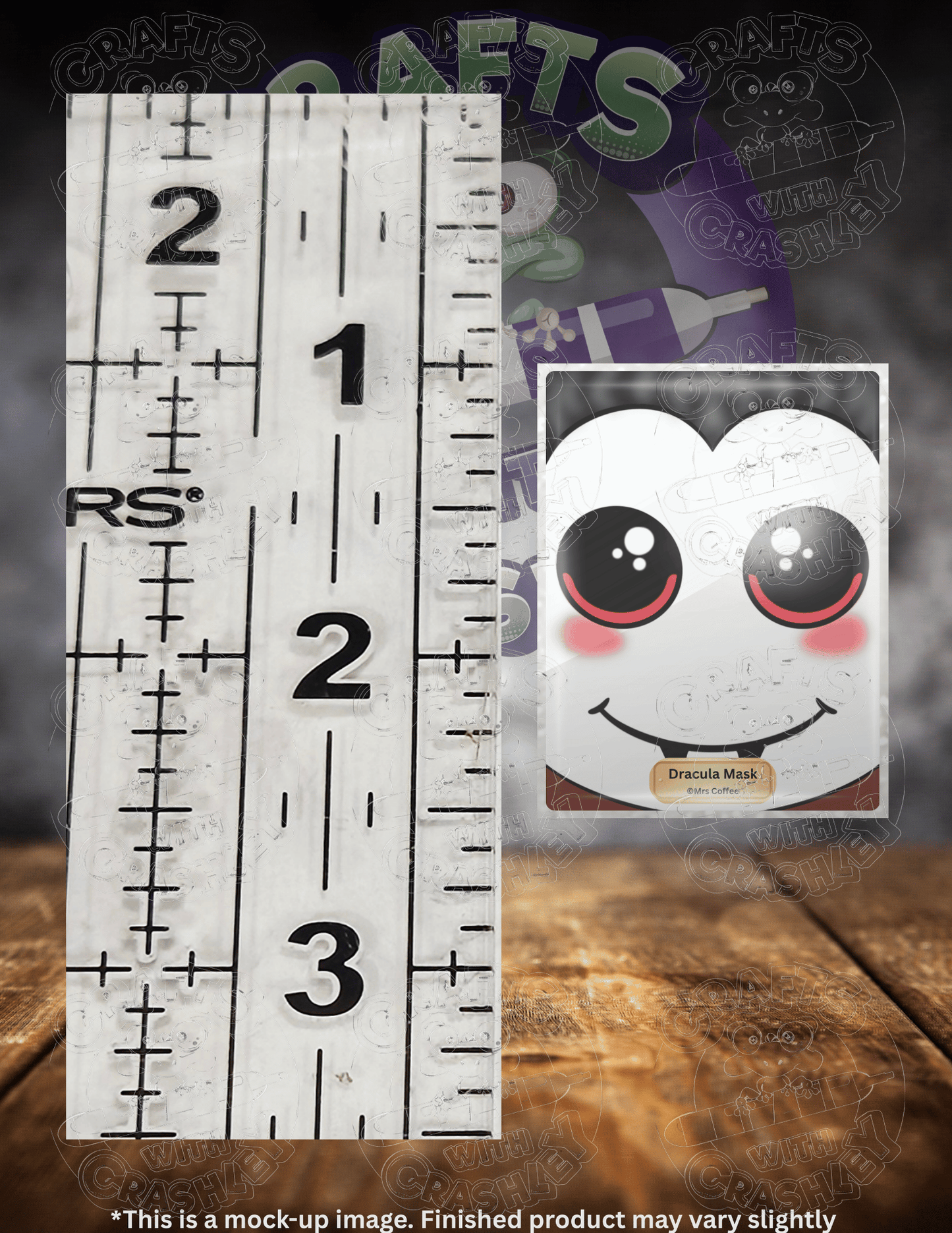 "Dracula Mask" by ©Mrs Coffee Premium Accessories for Diamond Painting