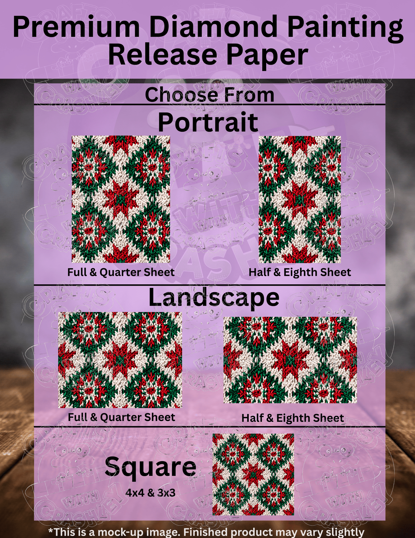 "Holiday Crochet" Premium Accessories for Diamond Painting