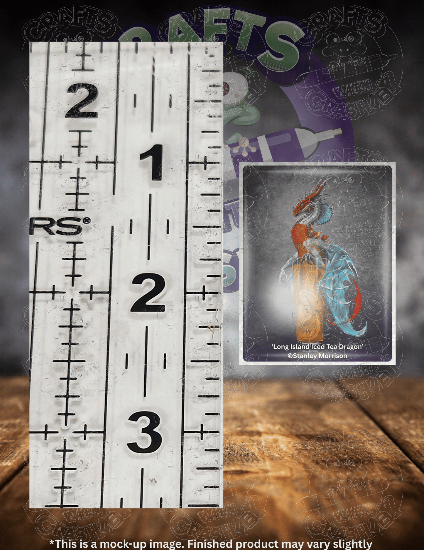 "Long Island Iced Tea Dragon" by ©Stanley Morrison Premium Accessories for Diamond Painting