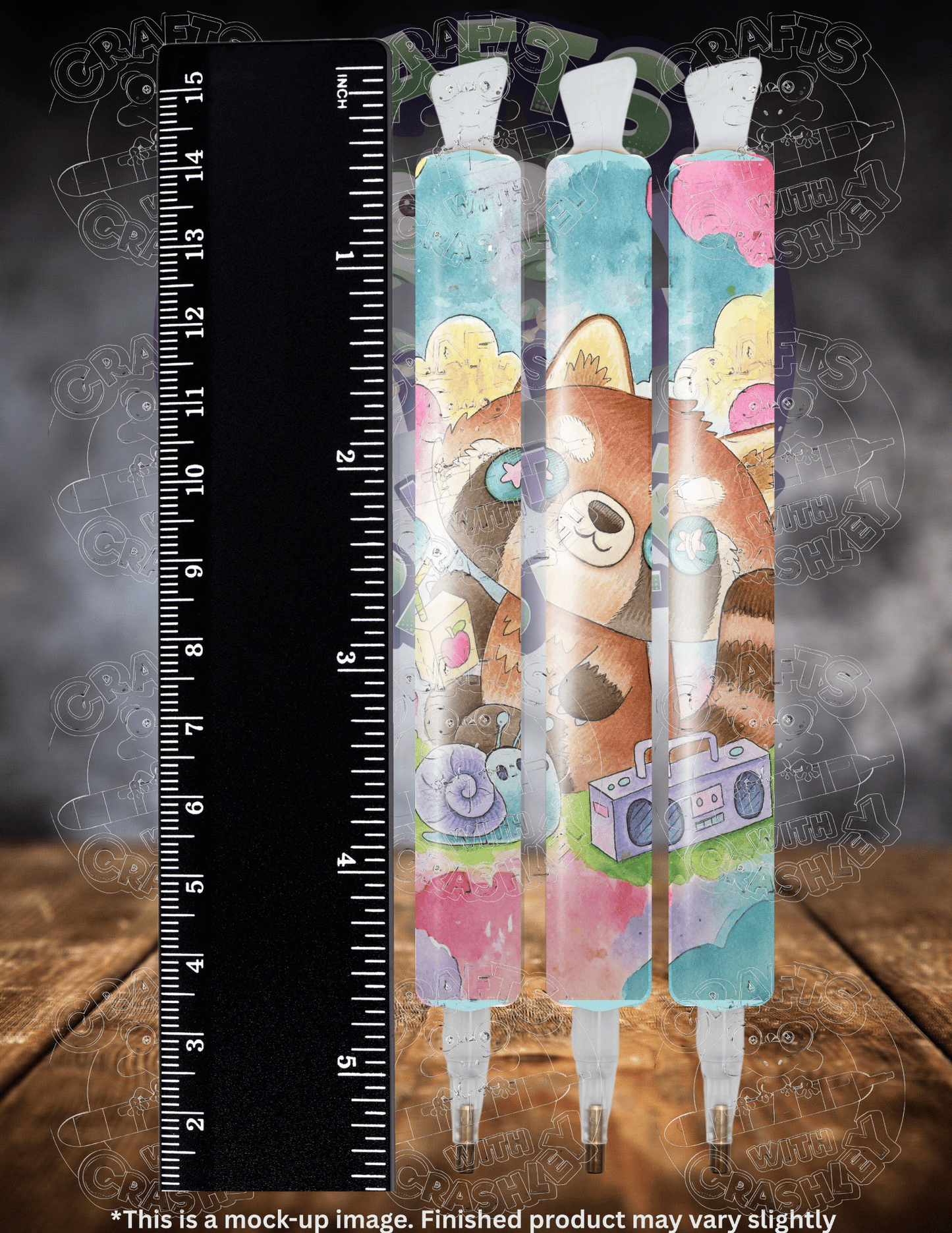 "Red Panda Summer" by ©Jeremiah Ketner Premium Accessories for Diamond Painting