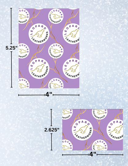 "Leopard Leatherworks 1" Decorative Diamond Painting Release Papers