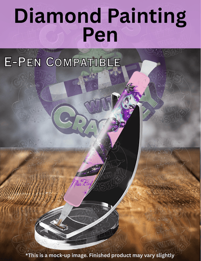 "Purple Haired Mermaid" by ©Miss Fluff Premium Accessories for Diamond Painting