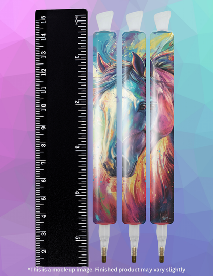 Splattered Stallion by ©Catriona Crehan Diamond Painting Pen