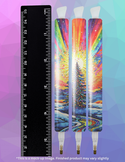 Christmas Tree Celebration By ©Peggy Collins Diamond Painting Pen