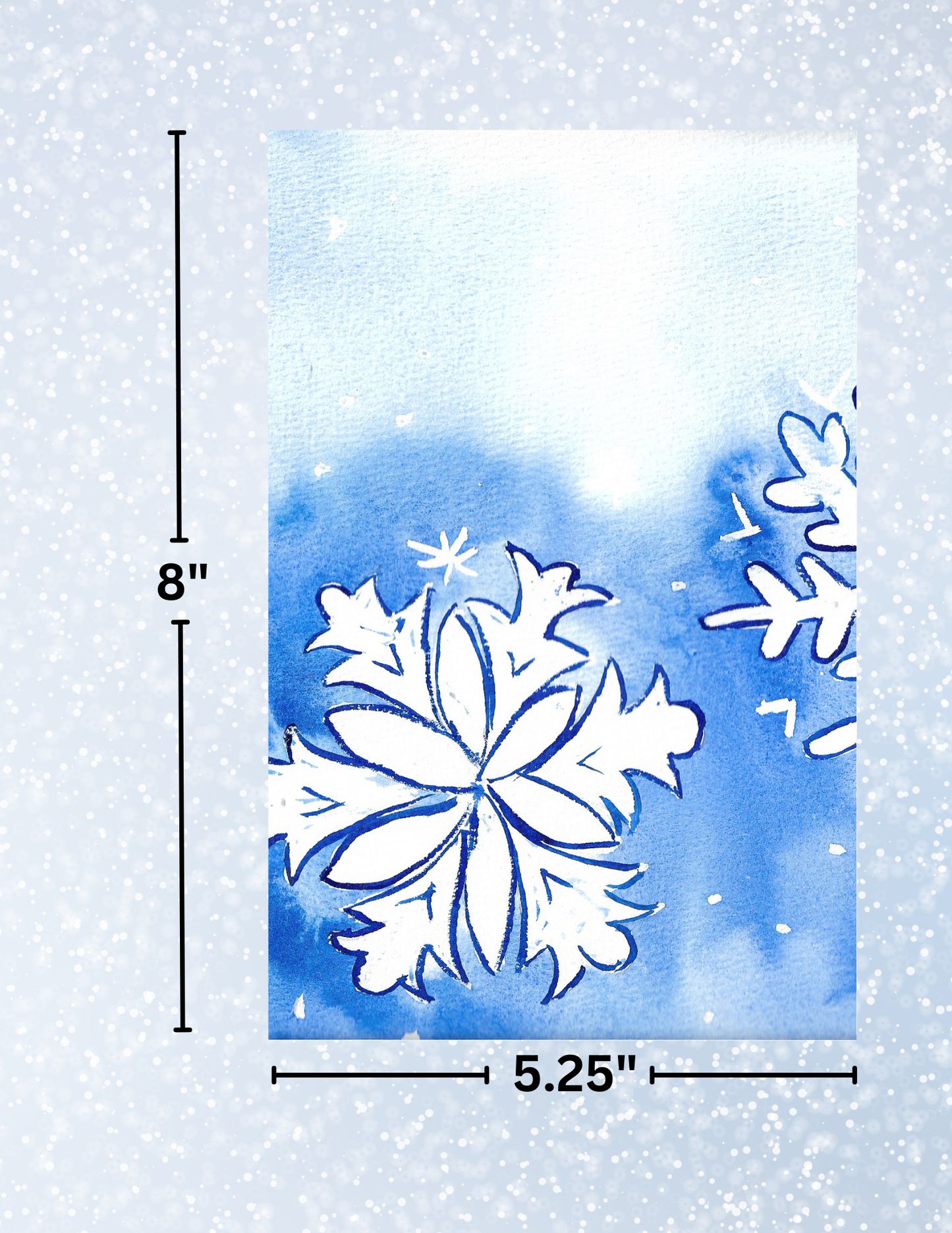 "Snowflakes" By Crafting Journey Decorative Diamond Painting Release Papers