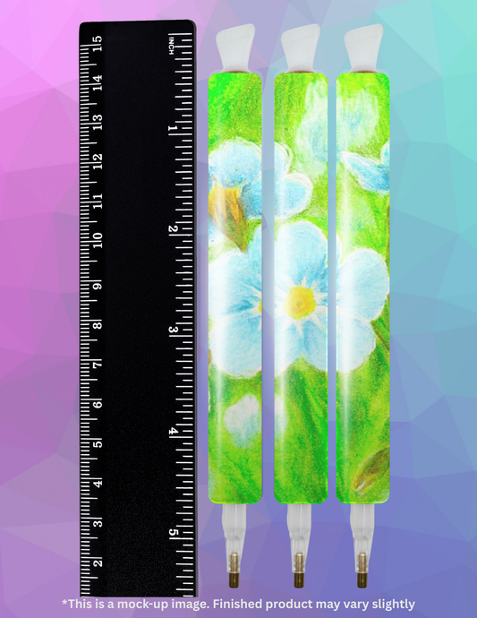 Nana's Forget-Me-Nots by ©Courtney Lyons Diamond Painting Pen