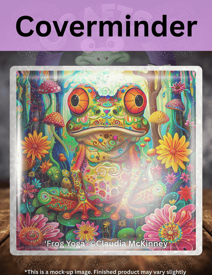 "Frog Yoga" by ©Claudia McKinney Premium Accessories for Diamond Painting