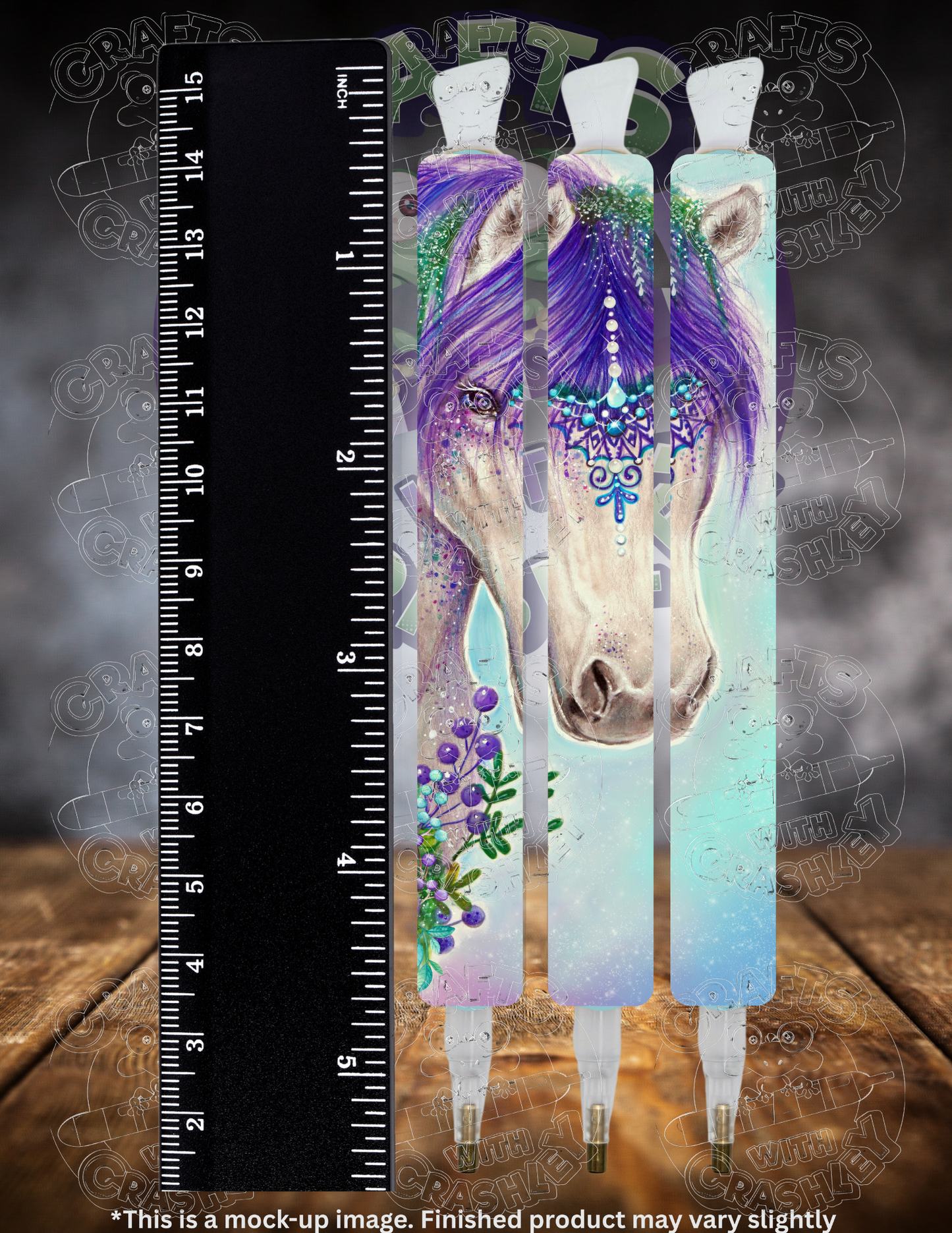 "Gypsy Violet Horse" by ©Sheena Pike Premium Accessories for Diamond Painting