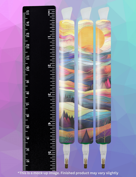 Valley Sunset by ©Peggy Collins Diamond Painting Pen