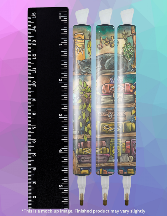 Books N' Things by ©Kat Fedora Diamond Painting Pen