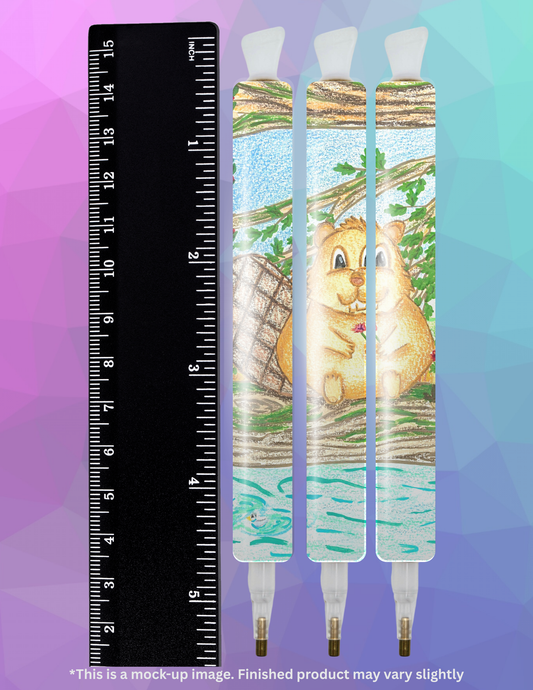Beaver Days & Sunshine by ©Courtney Lyons Diamond Painting Pen