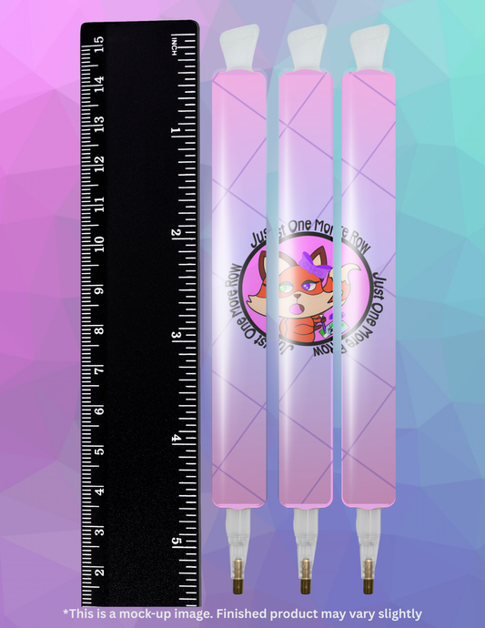 Just One More Row by ©Mrs Coffee Diamond Painting Pen