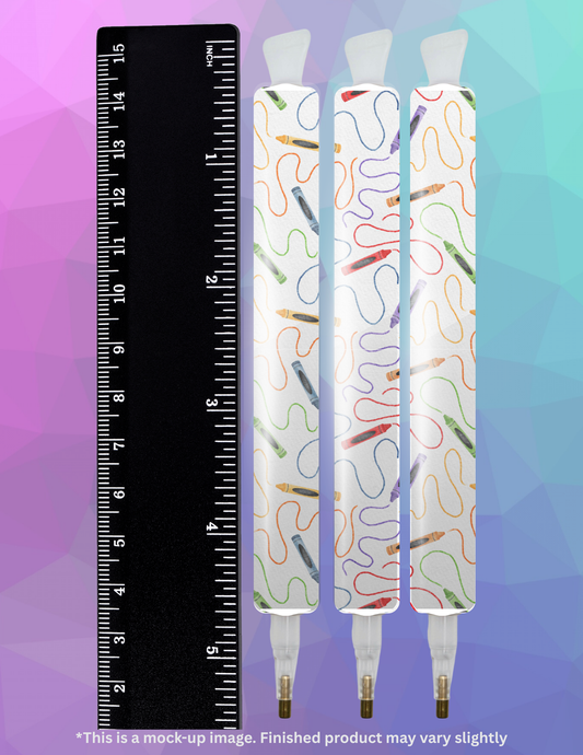 Crayon Scribbles by ©Sara Anne Creations Diamond Painting Pen