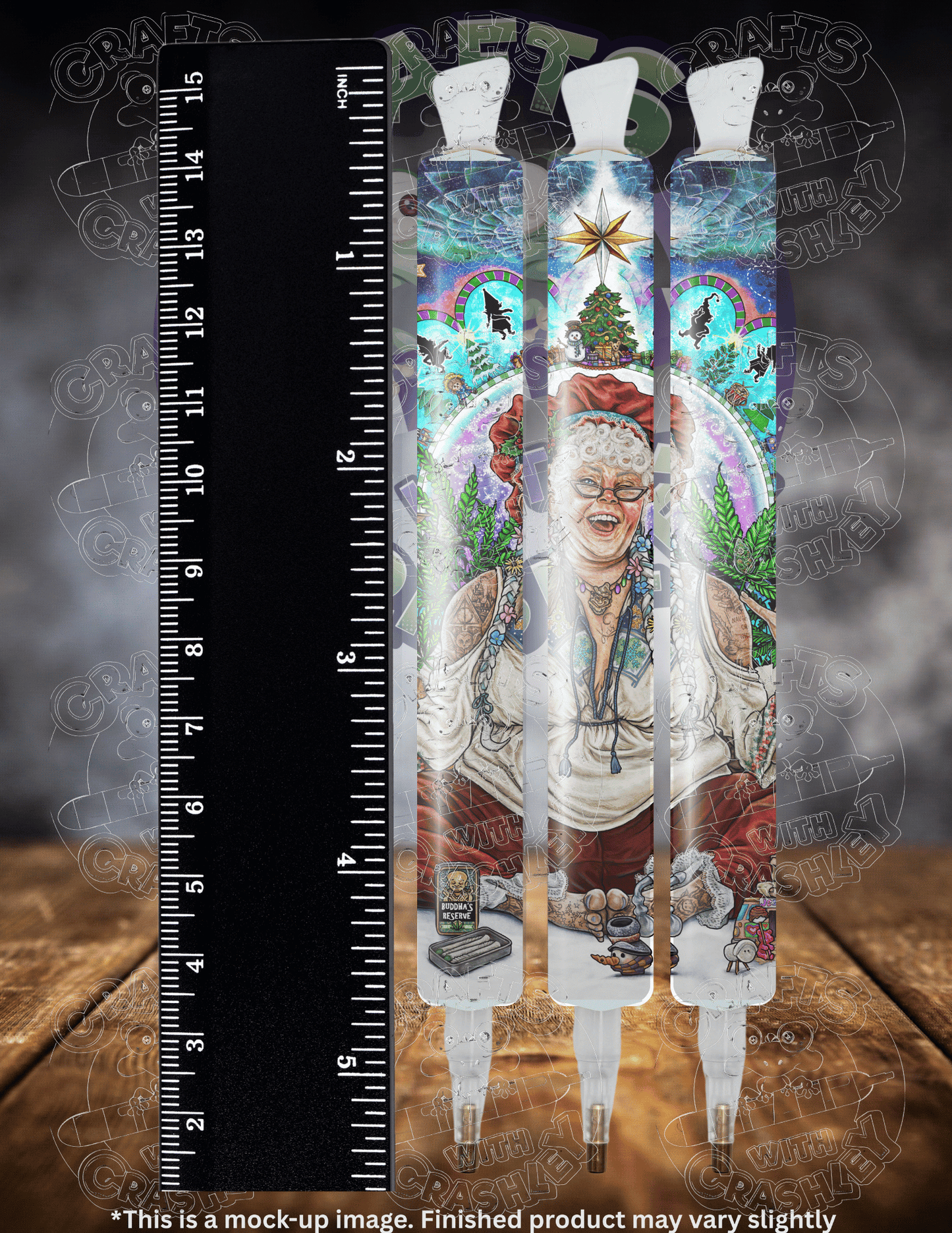 "Bohemian Mrs Claus" by ©Cheryl Baker Premium Accessories for Diamond Painting