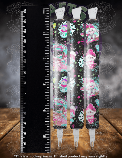 "Colorful Snowman Pattern" by ©Sheena Pike Premium Accessories for Diamond Painting