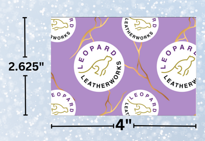 "Leopard Leatherworks 1" Decorative Diamond Painting Release Papers