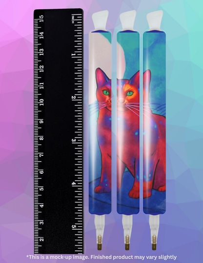 Astral Cat by ©Cheryl Carpenter Diamond Painting Pen