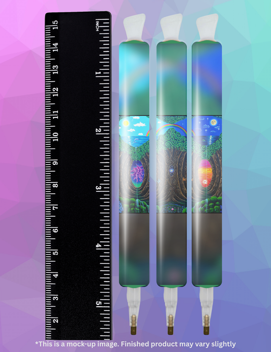 Ethereal Worlds by ©Becca Tindol Diamond Painting Pen