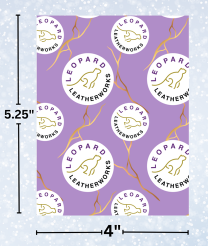 "Leopard Leatherworks 1" Decorative Diamond Painting Release Papers