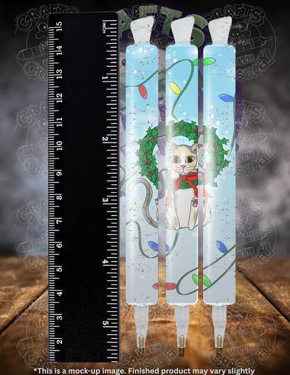 "Hang in There Christmas Kitty" by ©Kaleena Kollmeier Premium Accessories for Diamond Painting