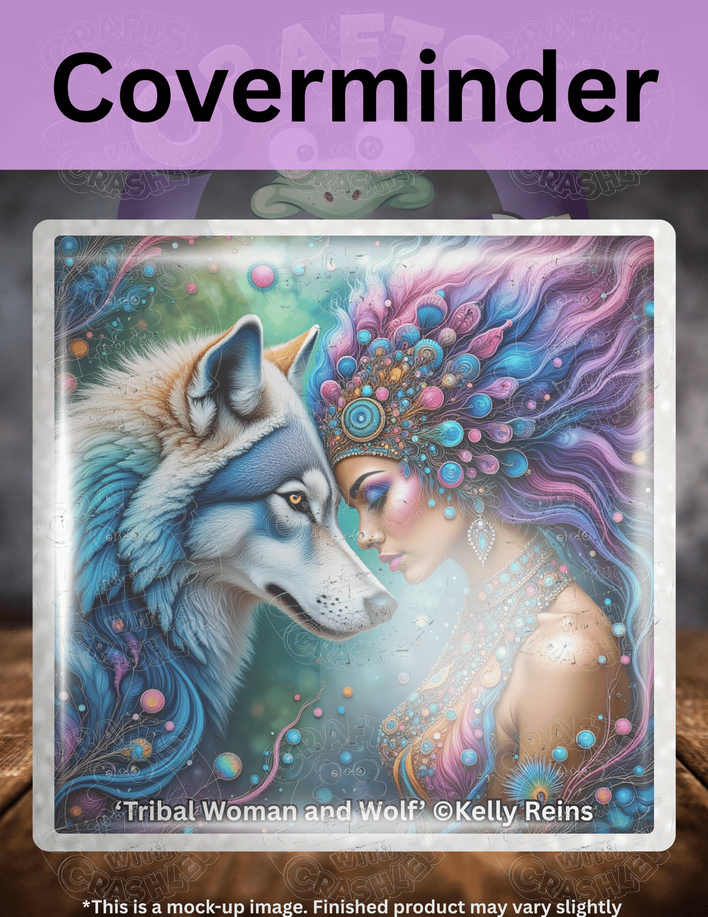 "Tribal Woman and Wolf" by ©Kelly Reins Premium Accessories for Diamond Painting