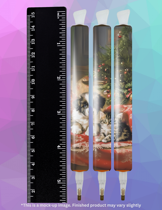 Snowball & Tinsel by ©Stacy Deal Diamond Painting Pen