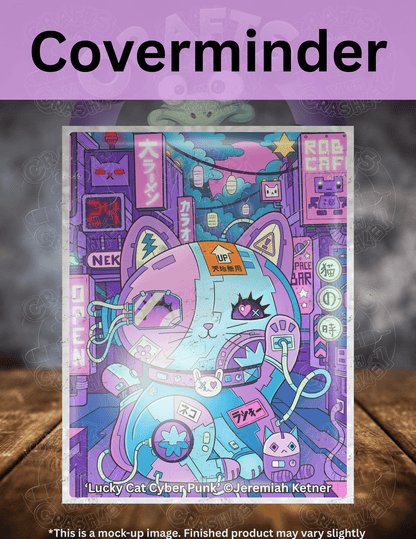 "Lucky Cat Cyber Punk" by ©Jeremiah Ketner Premium Accessories for Diamond Painting