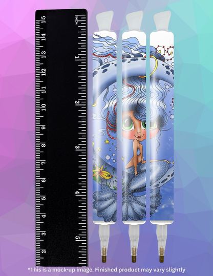 Mermaid Moon by ©Sherri Baldy Diamond Painting Pen