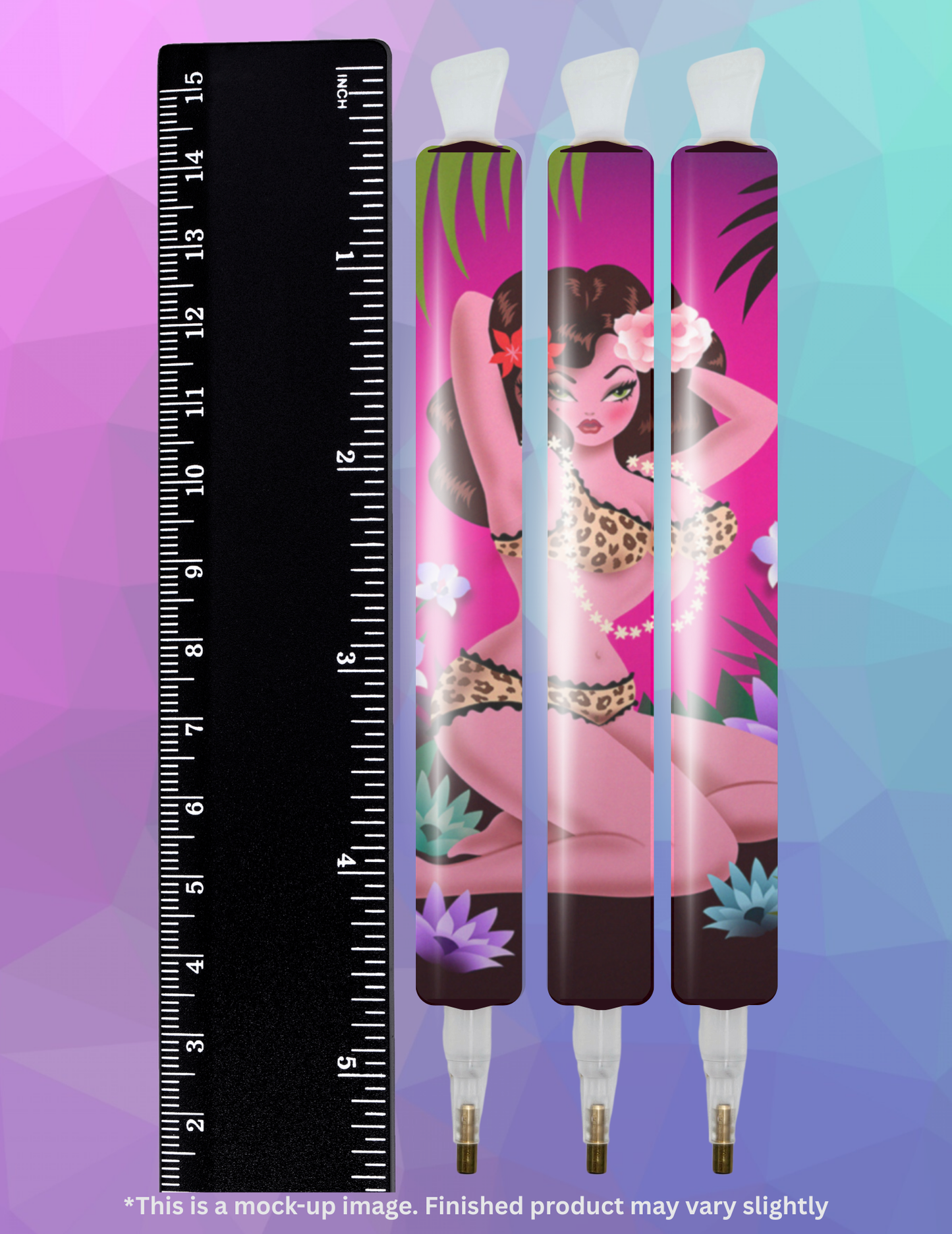 Jungle Flower by ©Miss Fluff Diamond Painting Pen