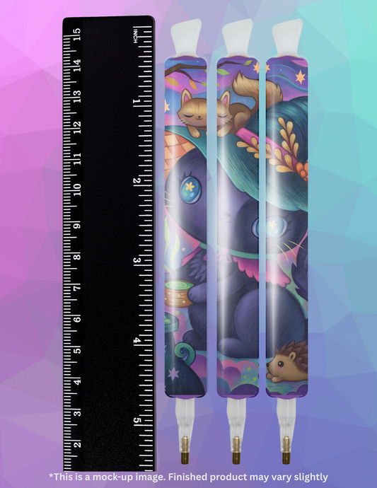 The Witchy Kitty Brew by ©Jeremiah Ketner Diamond Painting Pen
