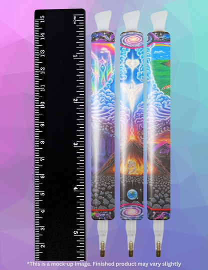 Escaping the Illusion of Hell by ©Becca Tindol Diamond Painting Pen