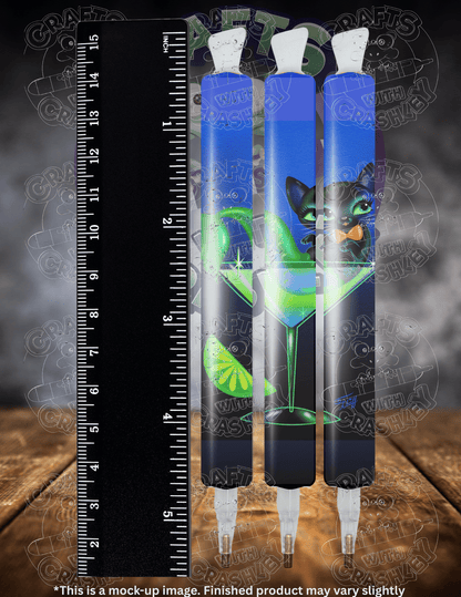 "Merkitty Kitty Martini" by ©Miss Fluff Premium Accessories for Diamond Painting