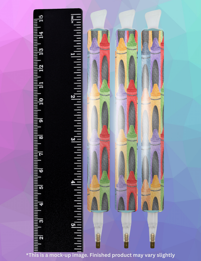 Stacked Crayons by ©Sara Anne Creations Diamond Painting Pen