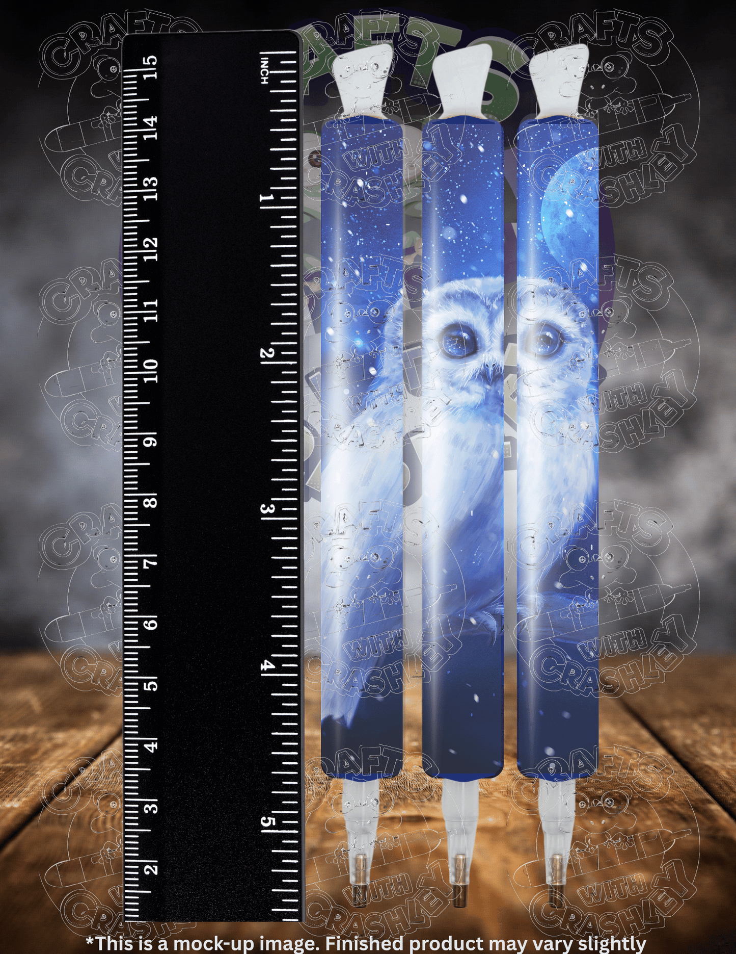 "Snowy Owl" by ©Aria Illustration Premium Accessories for Diamond Painting