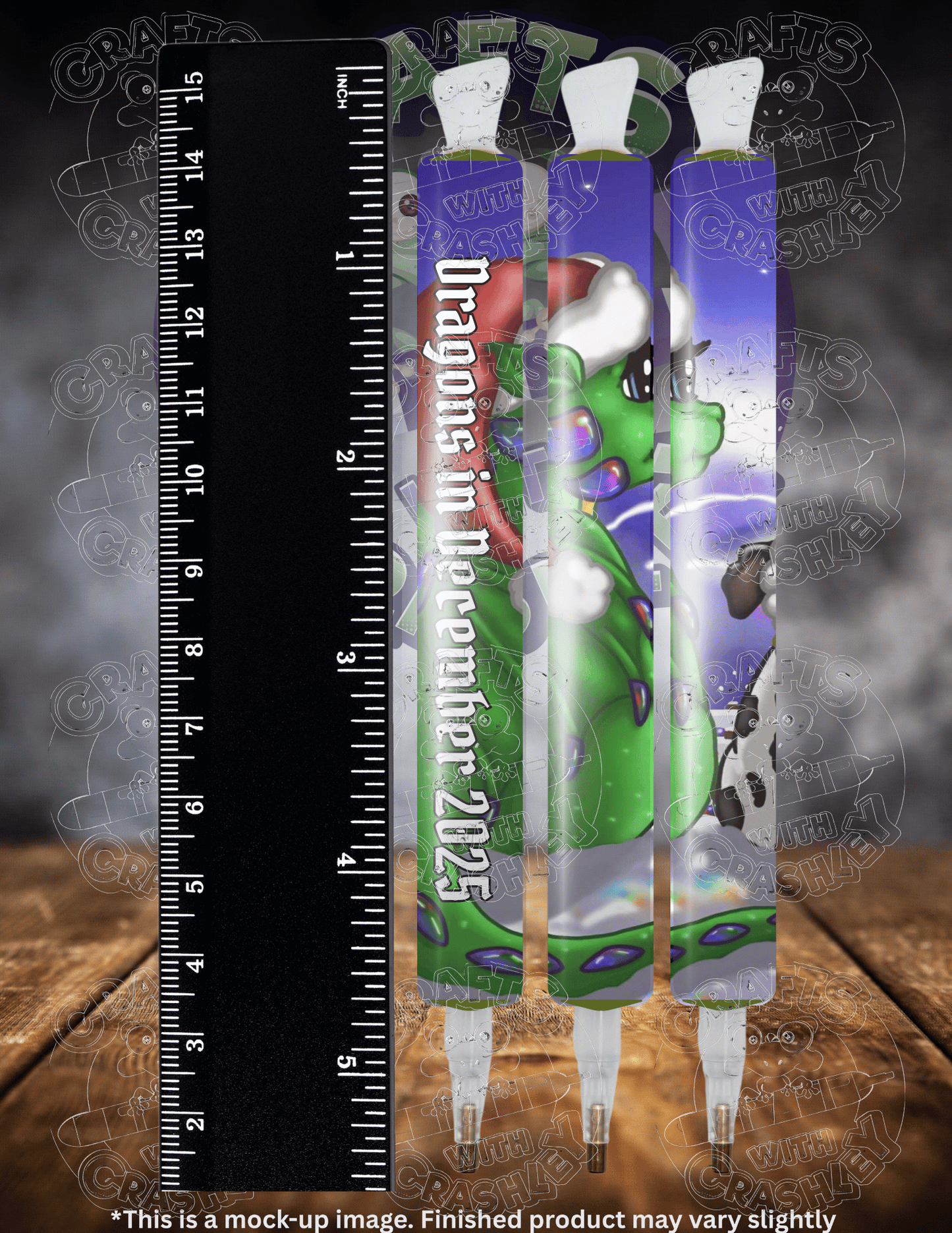 "Dragons in December 2025" by ©Emma Casey Premium Accessories for Diamond Painting