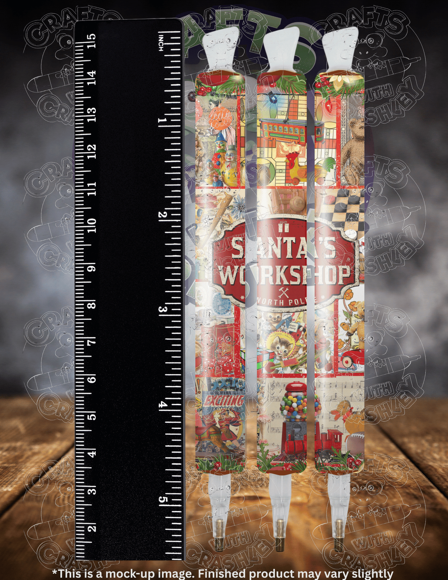 "Santa's Workshop" by ©Catriona Crehan Premium Accessories for Diamond Painting