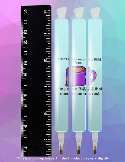 Bi@$ Face by ©Mrs Coffee Diamond Painting Pen