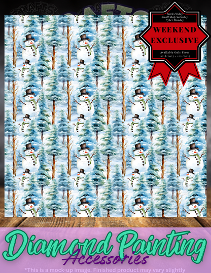 "Merry Snowmen" Premium Accessories for Diamond Painting