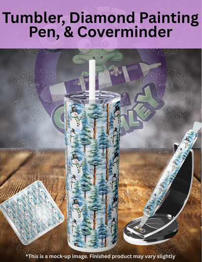 "Merry Snowmen" Premium Accessories for Diamond Painting