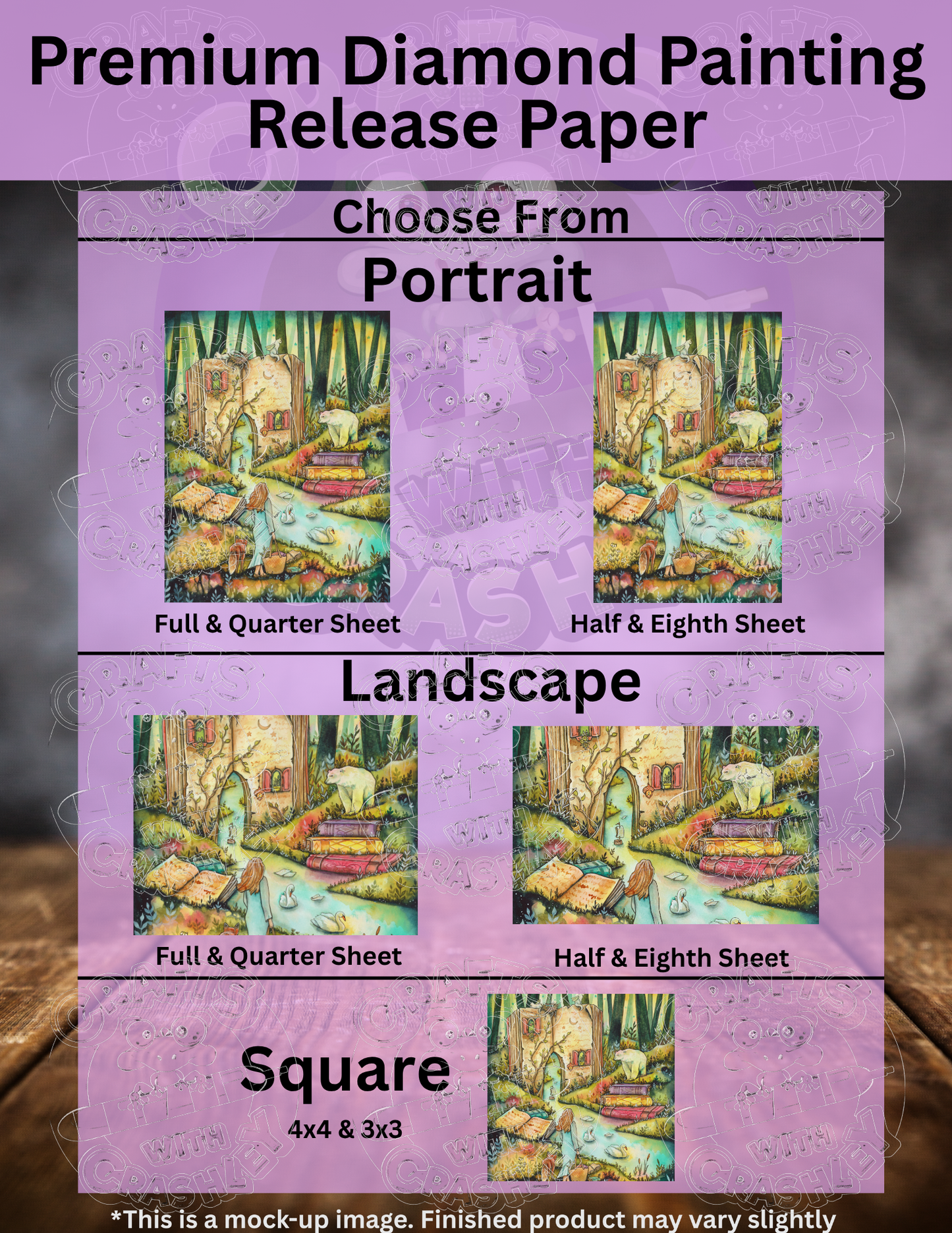 "So Many Chapters" by ©Kat Fedora Premium Accessories for Diamond Painting