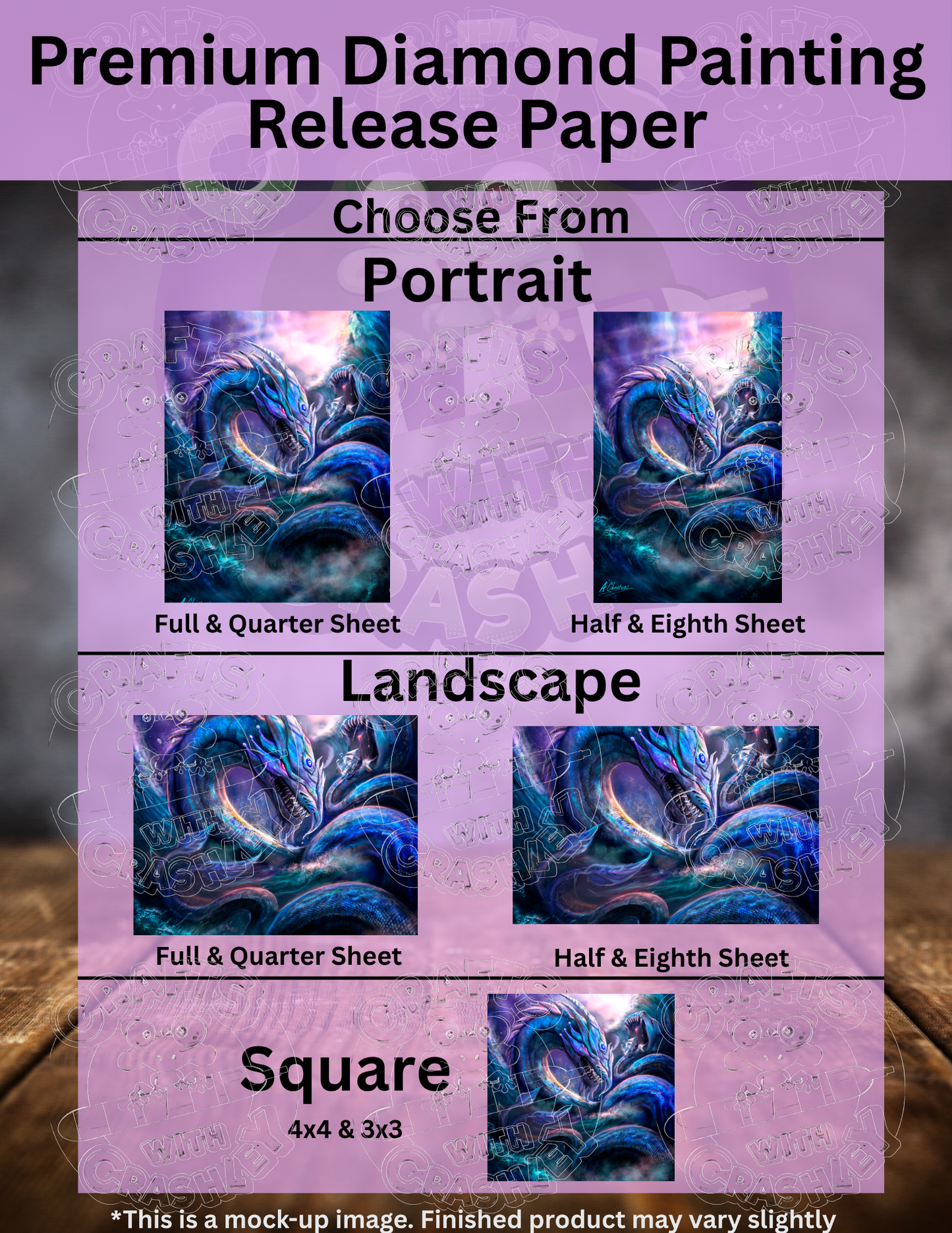 "Leviathan Dragon" by ©Anthony Christou Premium Accessories for Diamond Painting