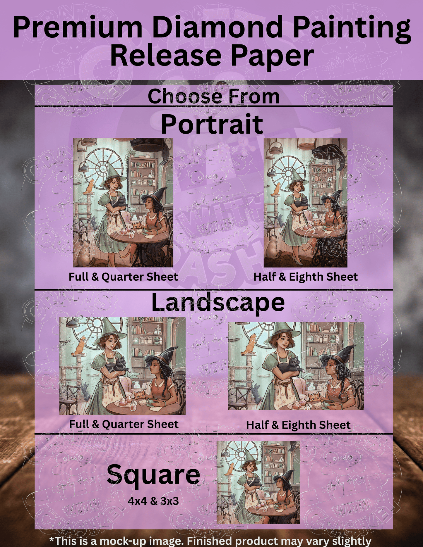 "Cat Cafe" by ©ChrissaBug Premium Accessories for Diamond Painting