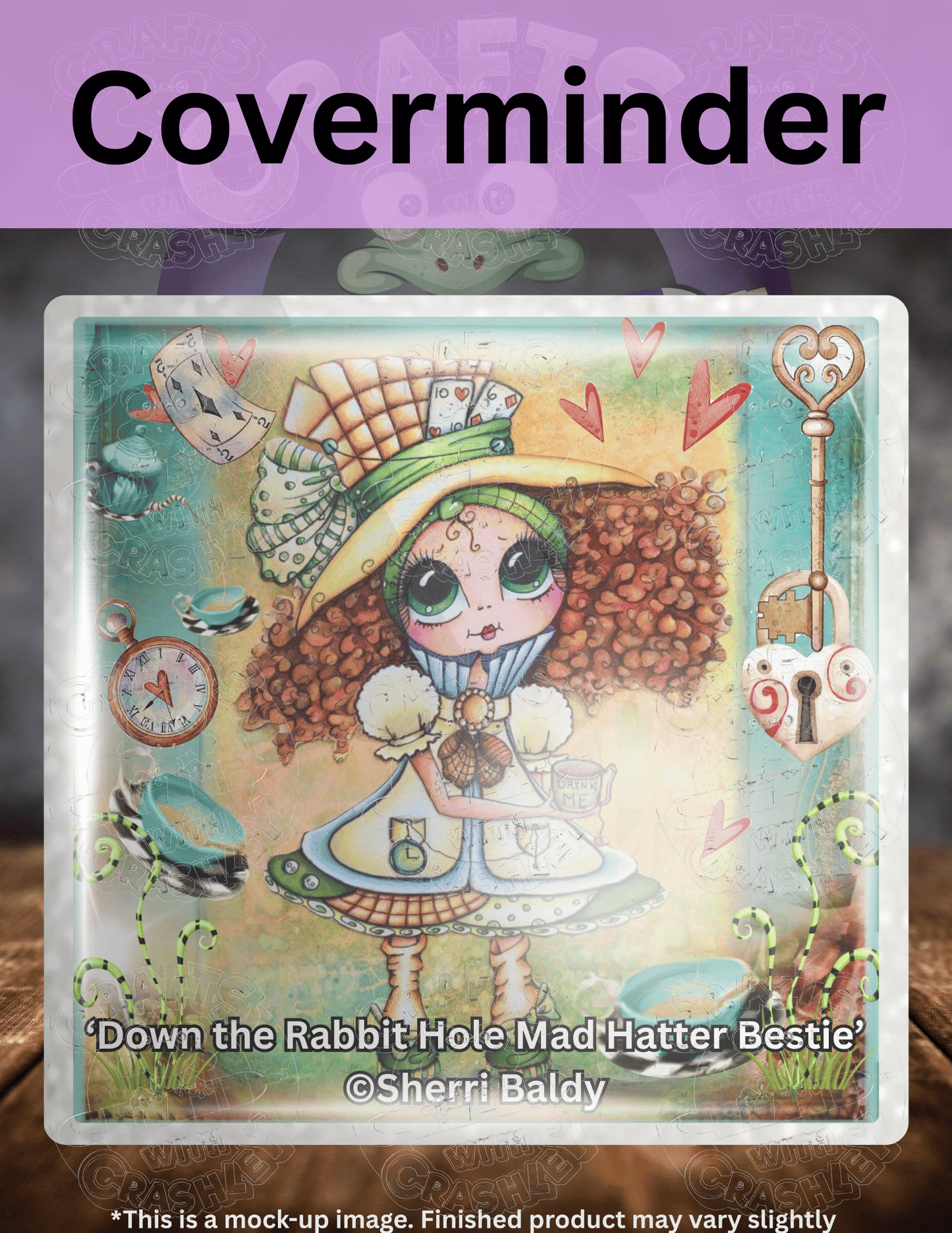 "Down the Rabbit Hole Mad Hatter Bestie" by ©Sherri Baldy Premium Accessories for Diamond Painting