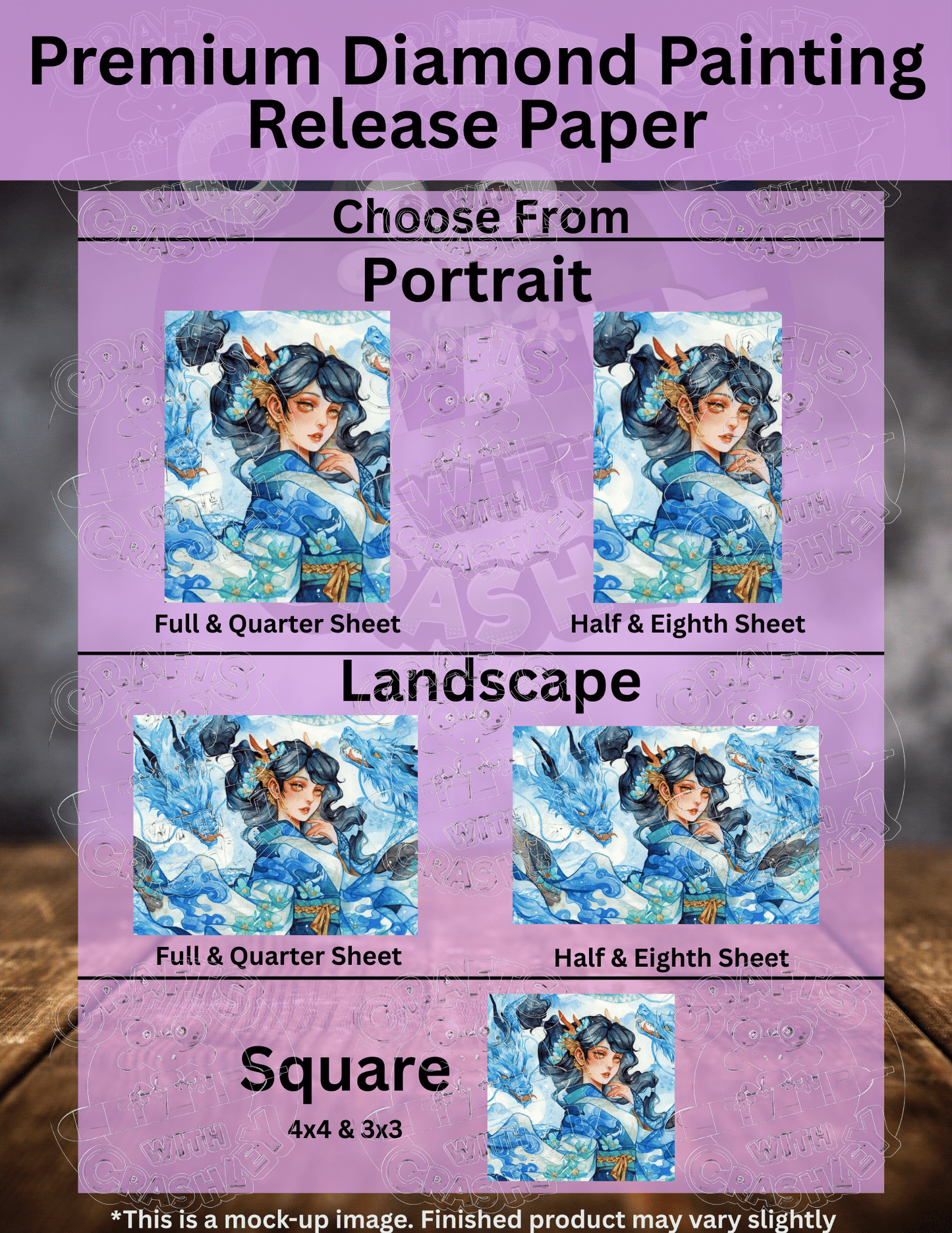 "Mizuchira" by ©Margaret Morales Premium Accessories for Diamond Painting