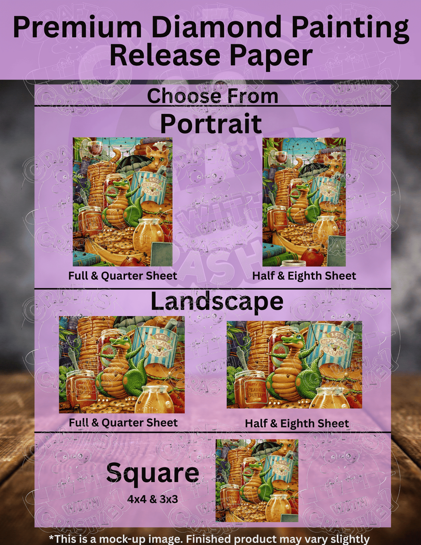 "Everything's Better with Chocolate Chips" by ©Randal Spangler Premium Accessories for Diamond Painting